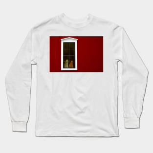 Window Cats Long Sleeve T-Shirt